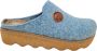 Rohde Dames Pantoffel Muil 6120-51 Blauw - Thumbnail 1