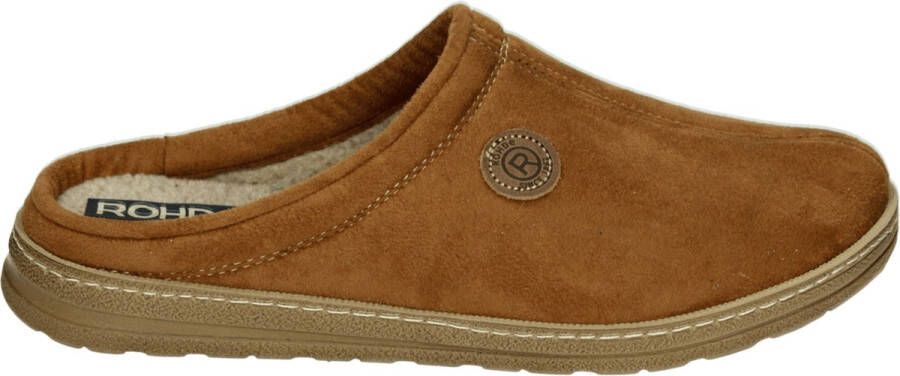 Rohde 7141 Heren pantoffels Cognac