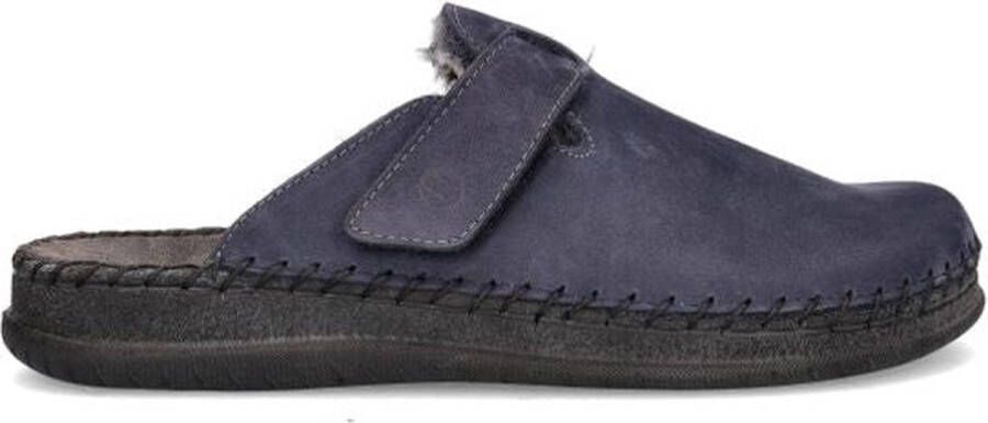 Rohde Blauwe Heren Pantoffels Warm en Slipbestendig Blue Heren