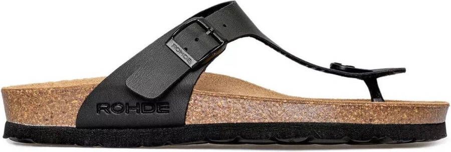 Rohde 5628 90 Dames Slippers Zwart