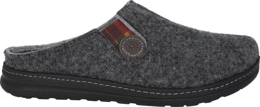 Rohde Comfortabele heren pantoffels Grijs Gray Heren