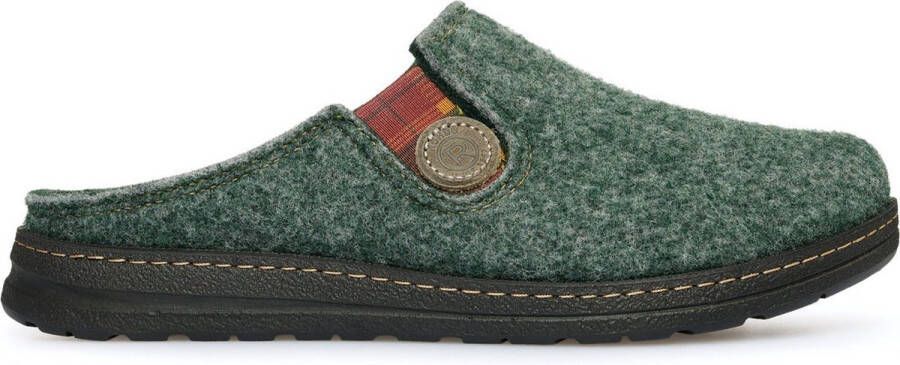 Rohde Groene heren pantoffels Asiago stijl Green Heren