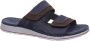 Rohde Bruine Brunello Herensandaal Comfortabel Memory Footbed Blue Heren - Thumbnail 1