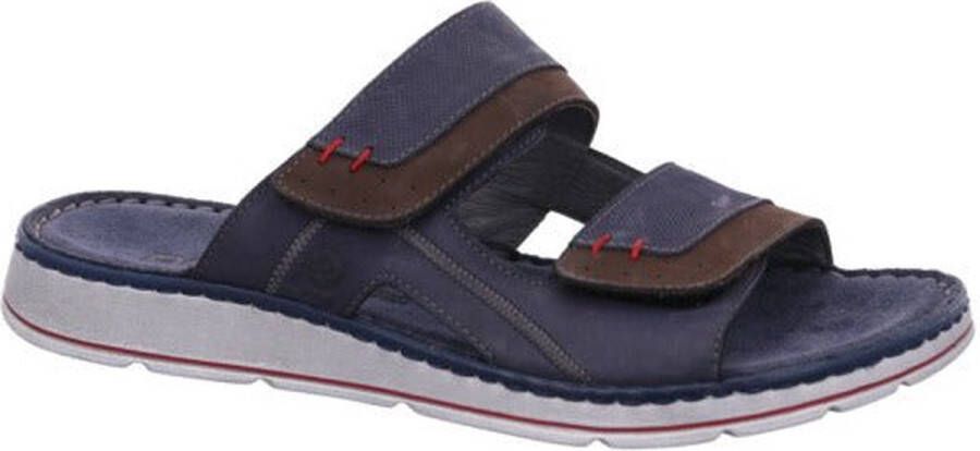 Rohde Bruine Brunello Herensandaal Comfortabel Memory Footbed Blue Heren