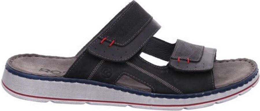 Rohde Memory Footbed Sandal Zwart Black