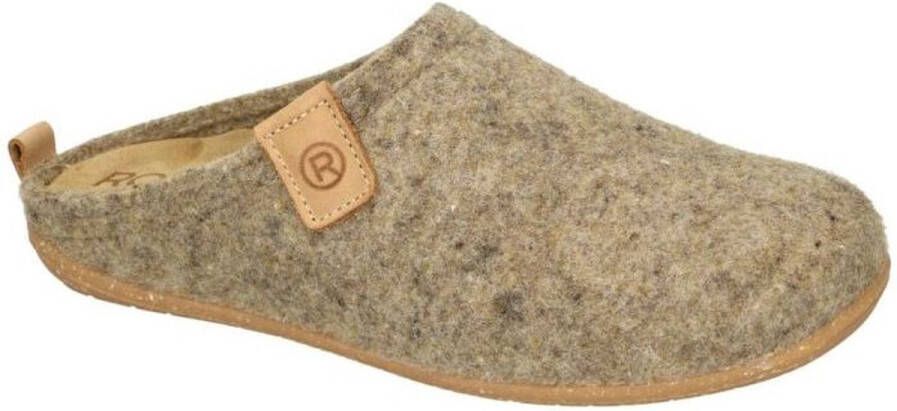 Rohde -Dames beige pantoffels