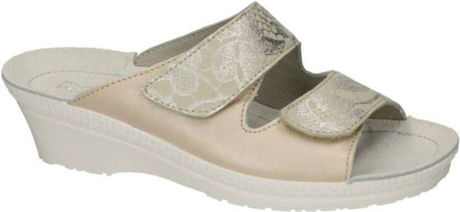 Rohde -Dames beige slippers & muiltjes