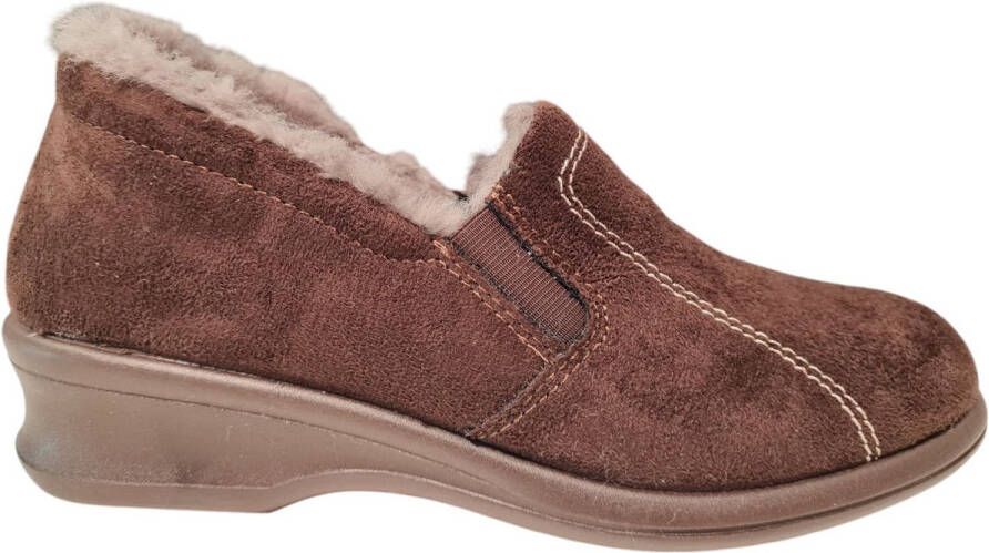 Rohde 2516 Volwassenen Dames pantoffels Kleur: Bruin