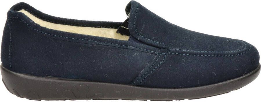 Rohde Elegante blauwe pantoffel met witte voering Blue Dames