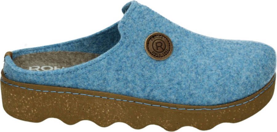 Rohde Dames Pantoffel Muil 6120-51 Blauw