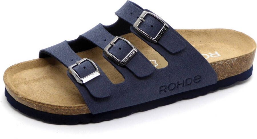 Rohde Alba mule damesslipper sandaal 5618 56 blauw