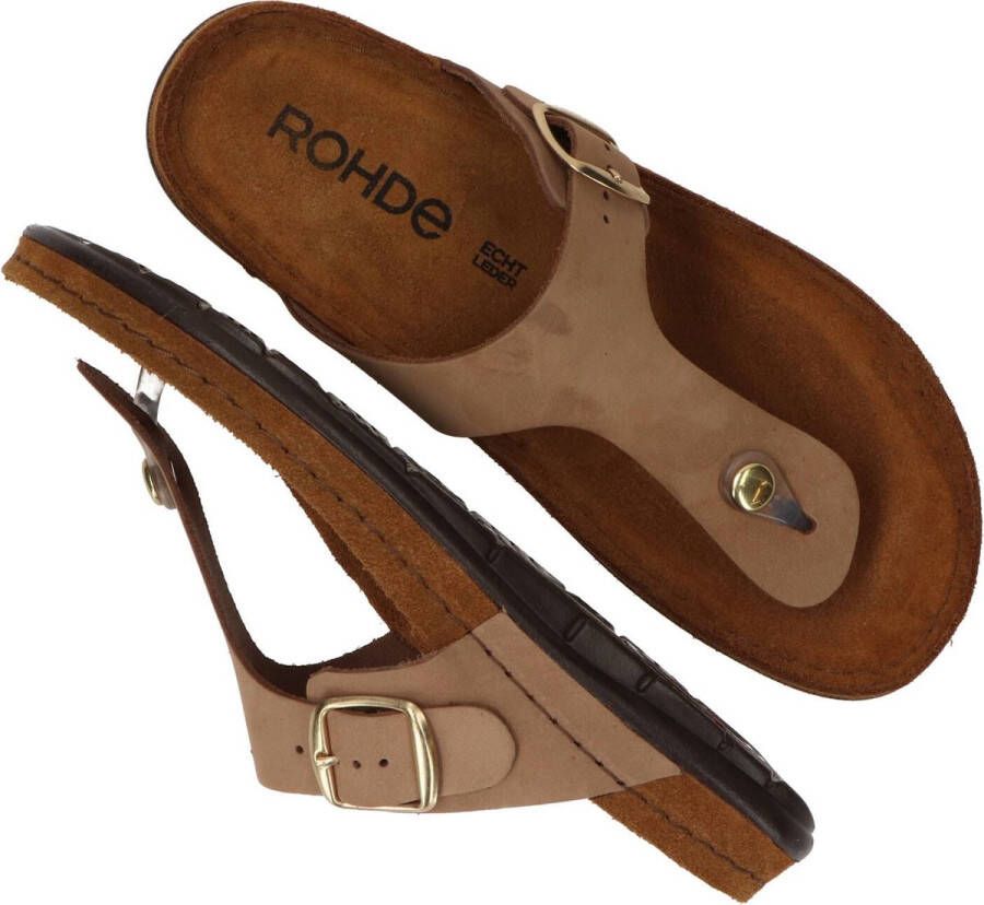 Rohde Dames Slipper 5860 14 Naturel