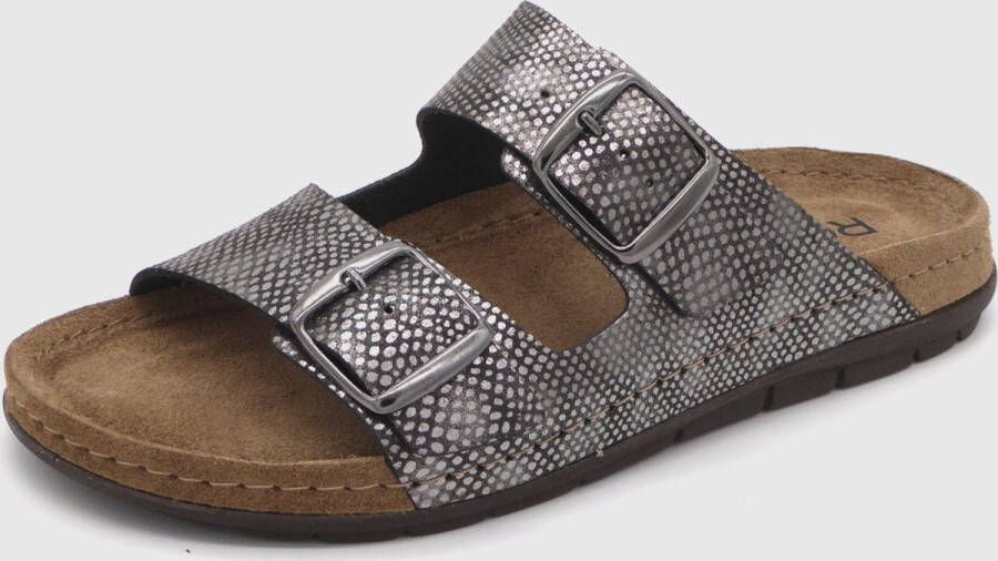 Rohde Dames Slipper 5872-88 Grijs Zilver