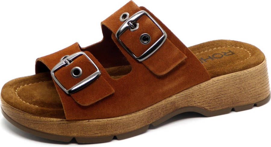 Rohde Dames Slipper 6262-74 Nut Bruin