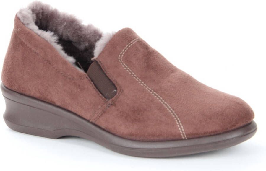 Rohde 2516 Volwassenen Dames pantoffels Kleur: Bruin