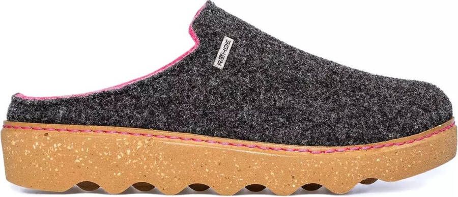 Rohde Donkergrijze binnenslipper voor dames Gray Dames