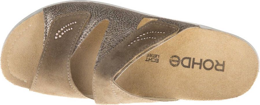 Rohde Slippers Rivella met metalliceffecten