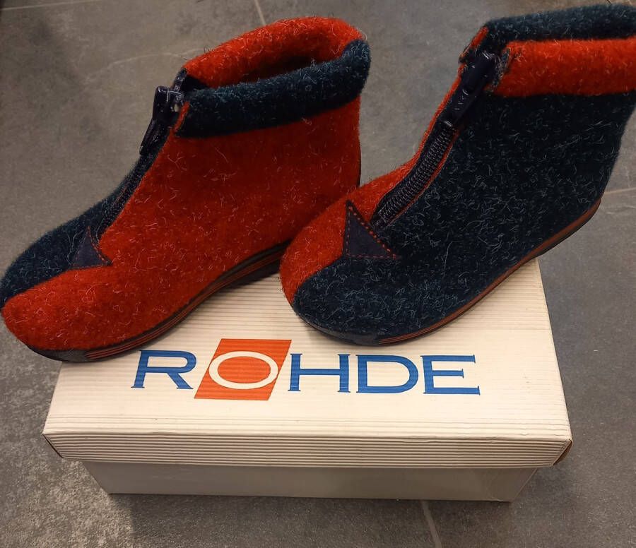 Rohde Kinder sloffen 2032 blauw rood