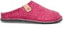 Rohde Roze vilt thuisslippers voor vrouwen Pink Dames - Thumbnail 1