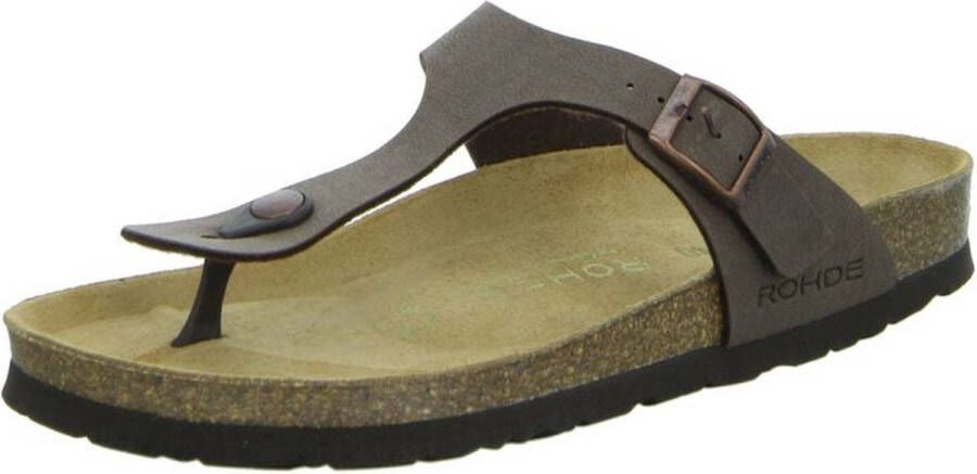 Rohde teenslipper 5628-72 Mocca