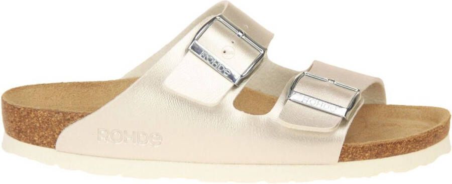 Rohde Offwhite Metallic Slipper