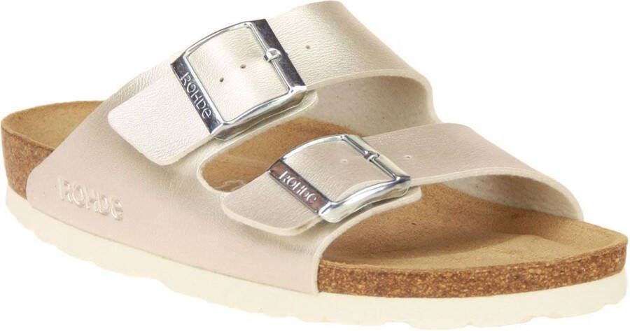 Rohde Offwhite Metallic Slipper