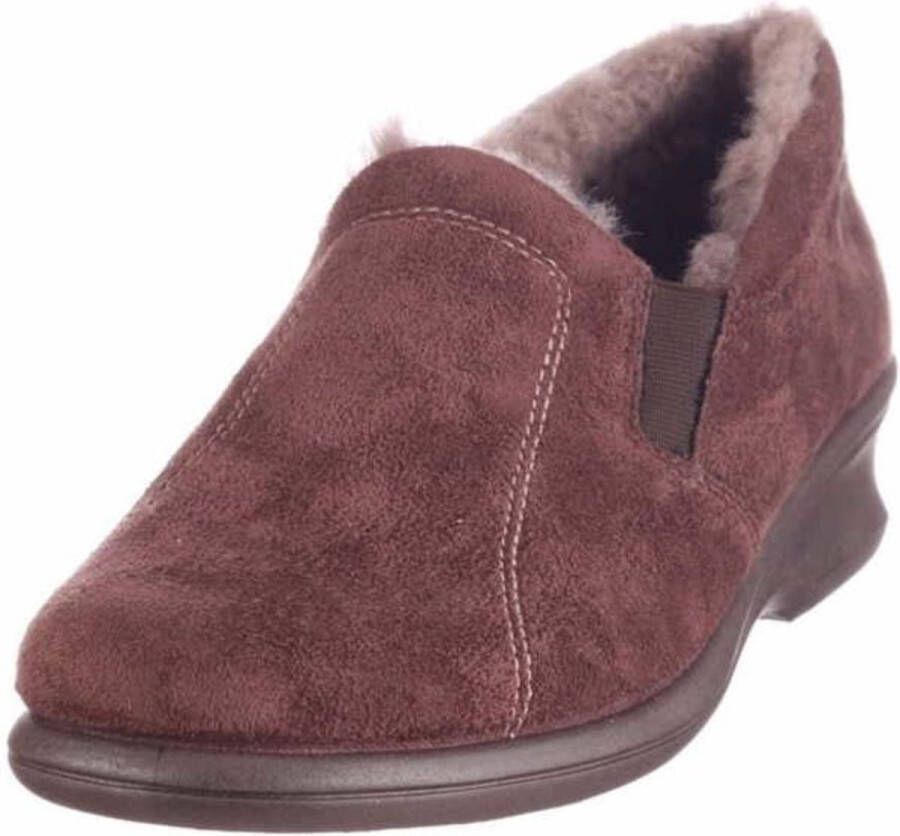 Rohde 2516 Volwassenen Dames pantoffels Kleur: Bruin