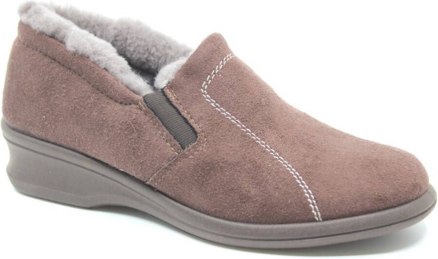 Rohde 2516 Volwassenen Dames pantoffels Kleur: Bruin