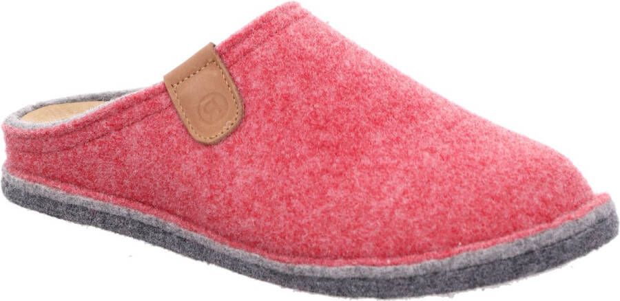 Rohde Lucca Pantoffels Dames Sloffen Roze Antislip Uitneembaar Voetbed