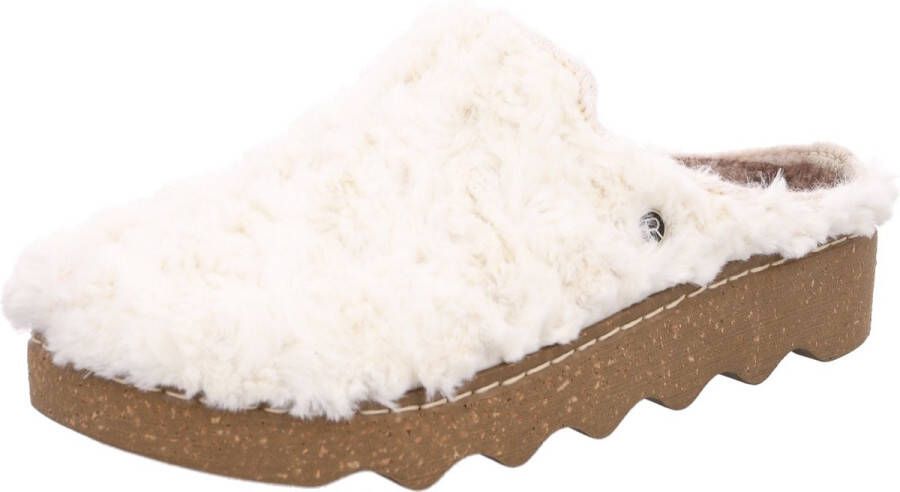 Rohde 6118 13 Off White dames warm gevoerde pantoffels