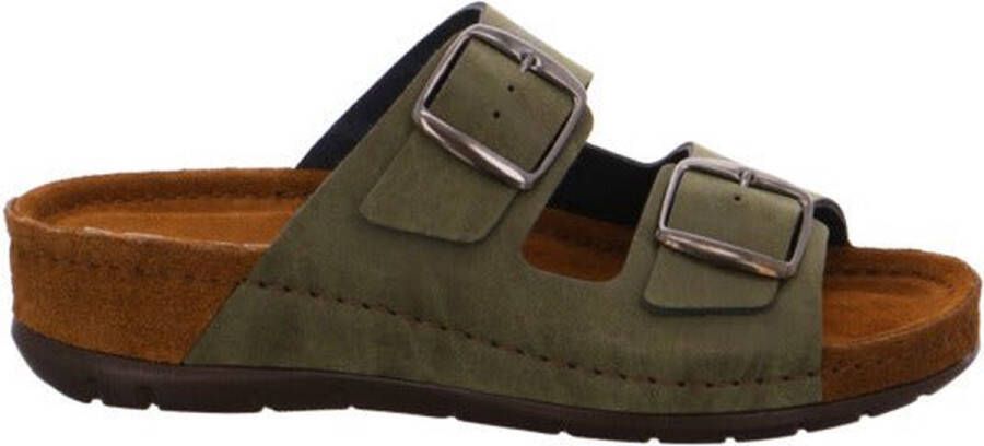 Rohde Groene Nubuck Sandaal voor Dames Green Dames