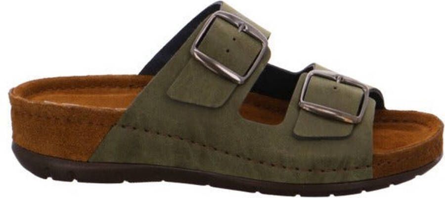 Rohde Groene Nubuck Sandaal voor Dames Green Dames