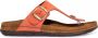 Rohde Stijlvolle Leren Slippers Oranje Orange Dames - Thumbnail 1