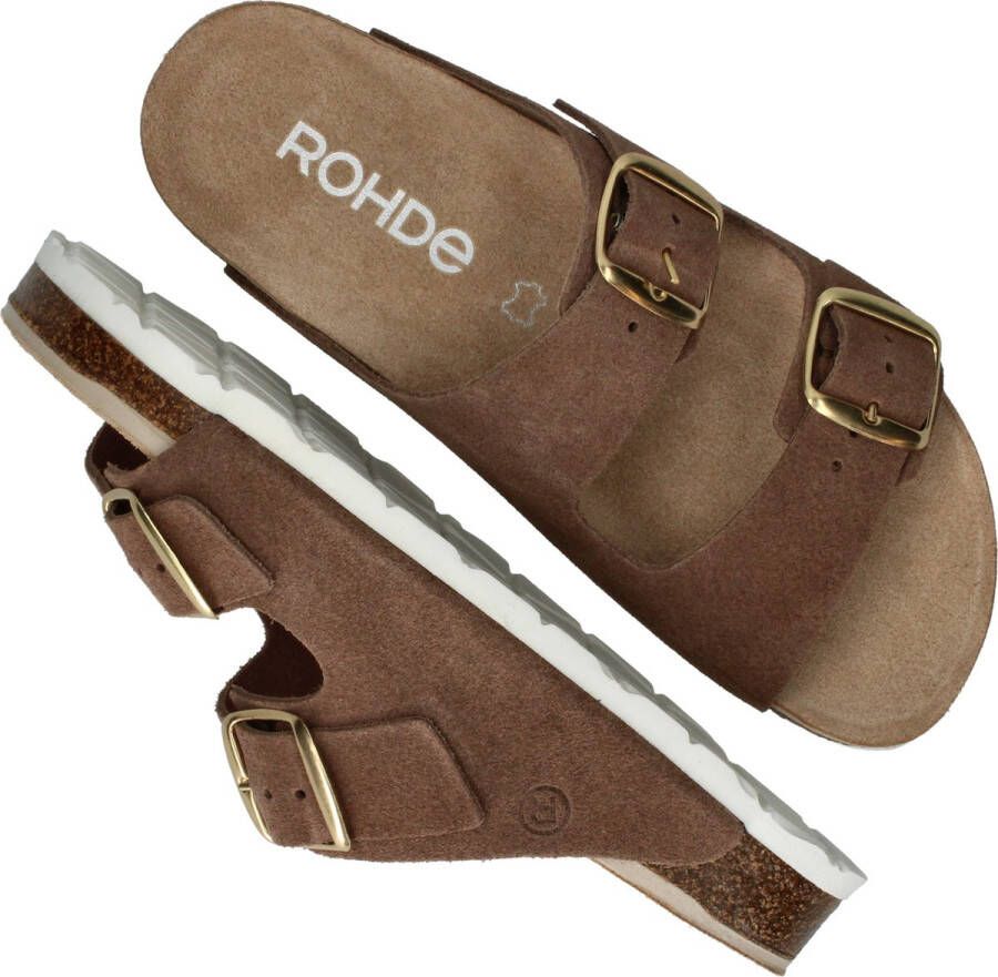 Rohde Slippers Dames Bruin