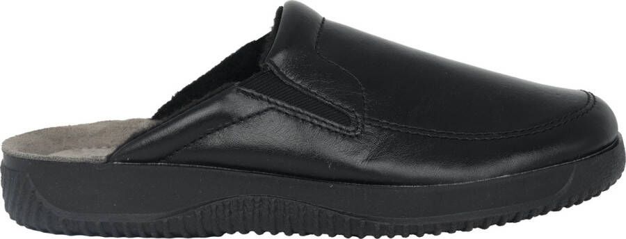 Rohde Warme heren pantoffels Zwart Black Heren