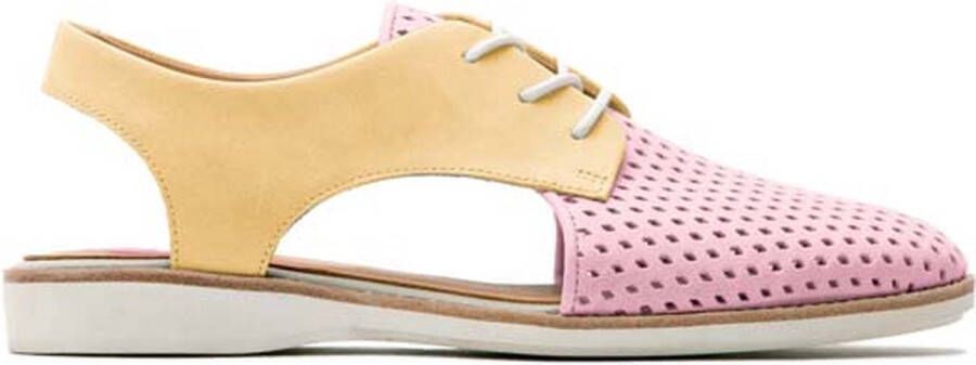 Rollie Dames Veterschoen Slingback Punch Pink Lemonade