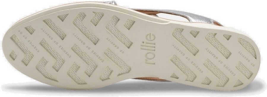 Rollie | Dames | Veterschoen | Slingback Punch Silver