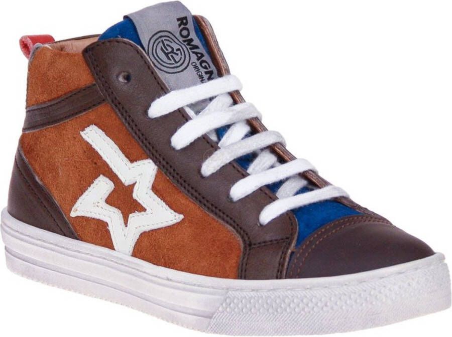 Romagnoli Cognac-Bruine Sneaker