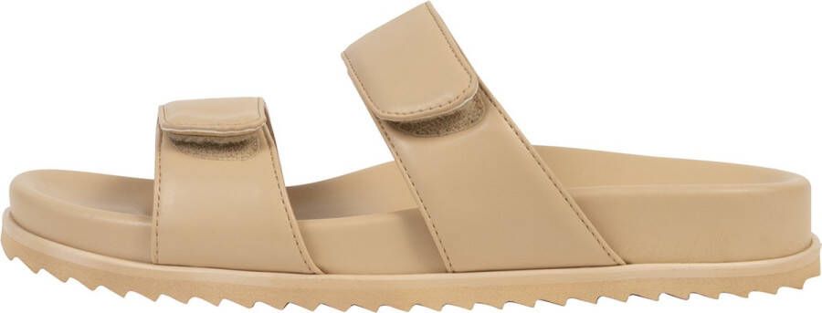 Romika 2 Strap Velcro Sandal BEIGE