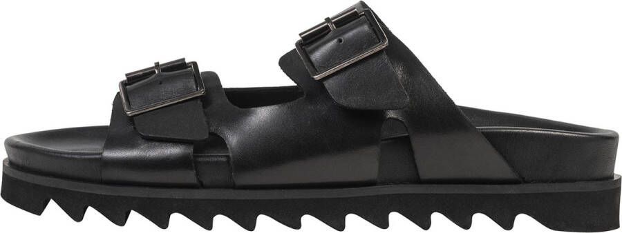 Romika Buckle 2 Strap Sandal Men ZWART