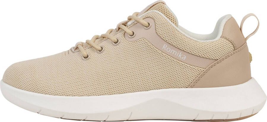 Romika Curved Sole Laced Sneaker Women BEIGE