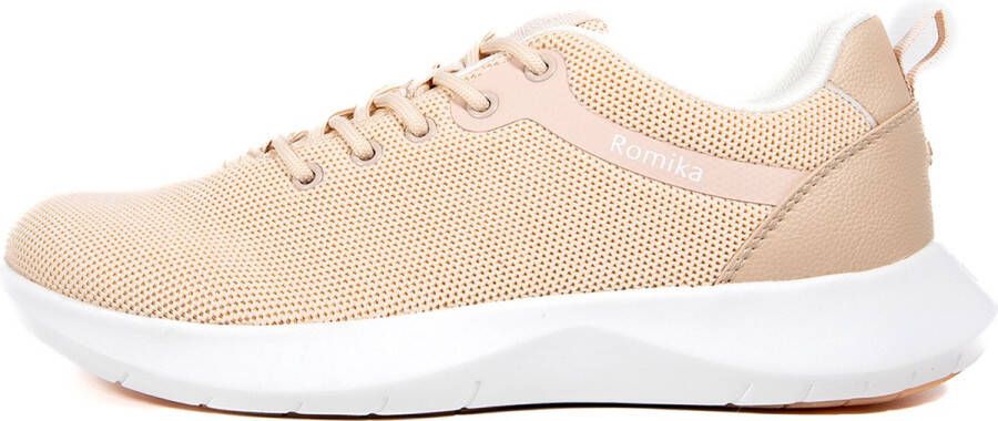 Romika Curved Sole Laced Sneaker Women BEIGE