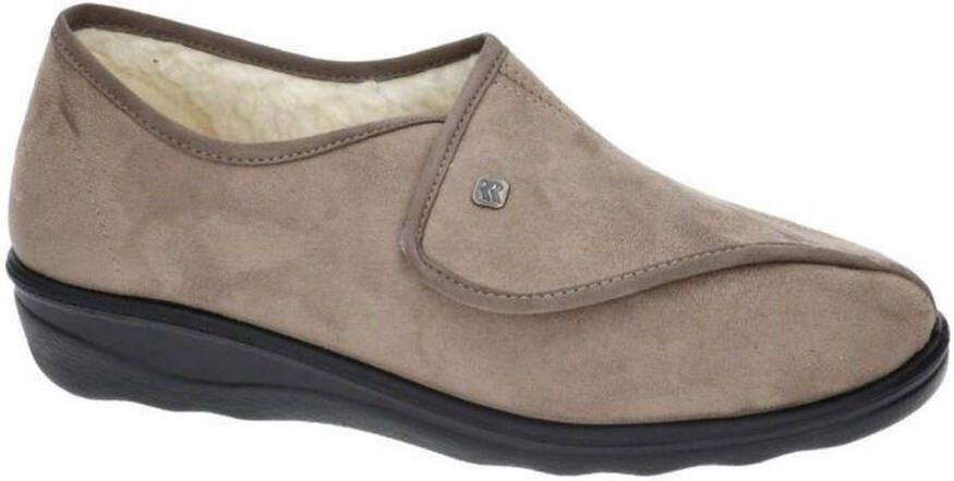 Romika -Dames taupe pantoffel gesloten