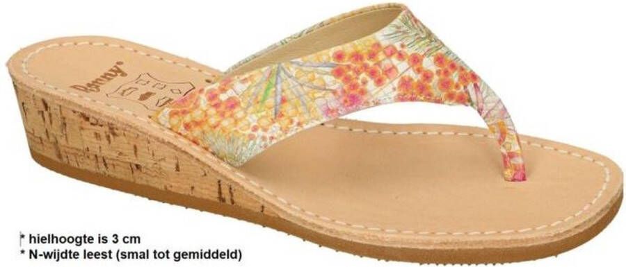 Ronny -Dames multicolor slippers & muiltjes