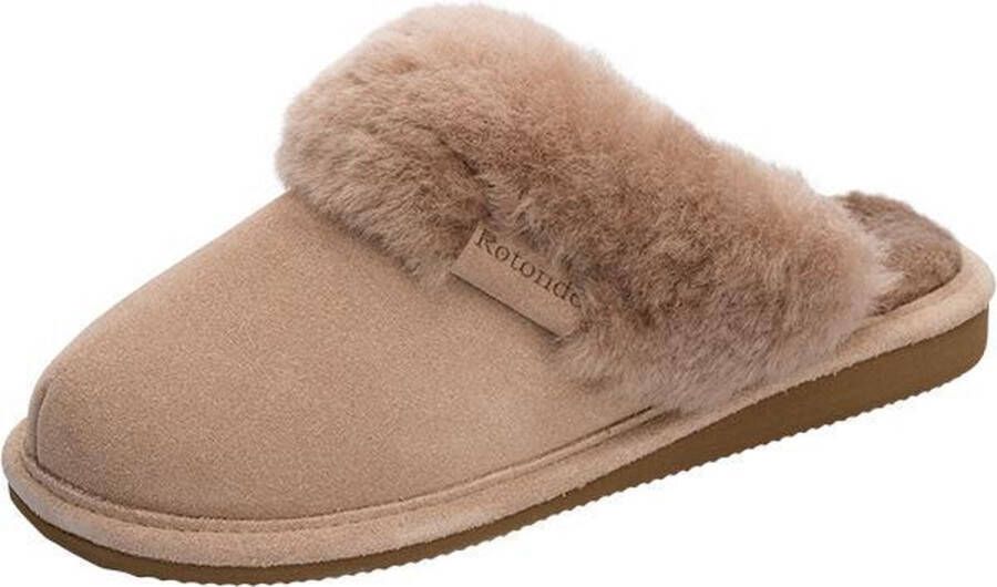 Rotonde Schapenvacht Slipper Dames