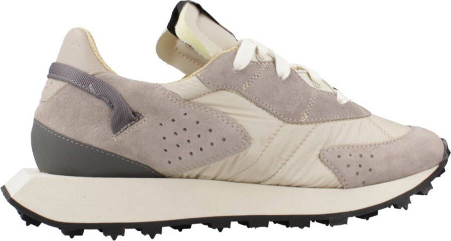 RUN OF Beige Lage Sneakers voor Dames Beige Dames