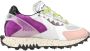 RUN OF Multicolor Leren Sneakers Memory Gel Multicolor Dames - Thumbnail 1