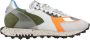 RUN OF MultiColour Leren en Technische Stof Sneakers Multicolor Heren - Thumbnail 1