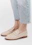 Sacha Dames Beige leren penny loafers met studs - Thumbnail 2