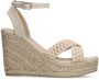 Sacha Dames Beige sleehak sandalen - Thumbnail 5